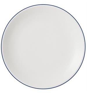 Pizzatallerken coup Ø:320mm Med blå fanedekor H:20mm 