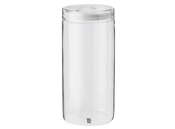 RigTig glasskrukke Store-It 1,5ltr Lufttett oppbevaringsglass i borosilikat