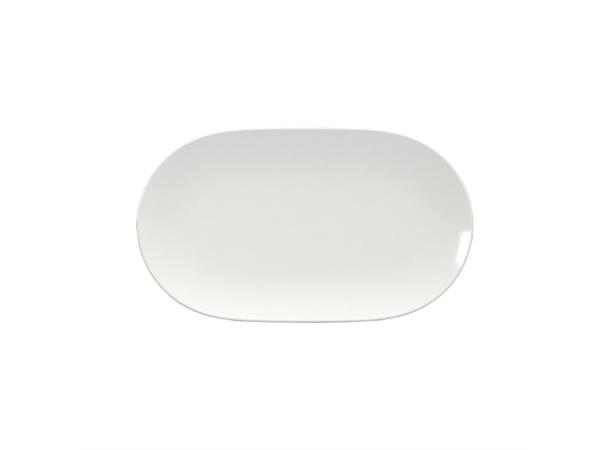 SCOPE tallerken oval flat L:325mm HVIT L:325mm B:188mm H:25mm