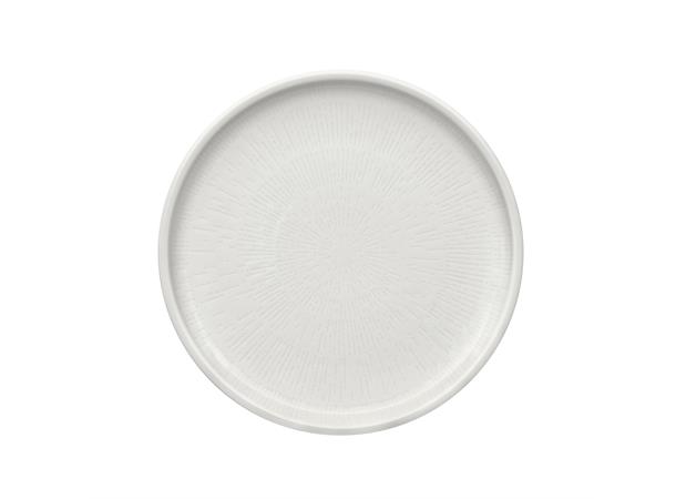 SHIRO tallerken flat coup Ø:210mm Dekor: Hvit med struktur