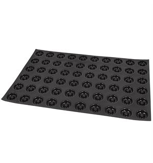 Silikonform Savarin 60x40cm 60stk Ø41x12 Flexipan 