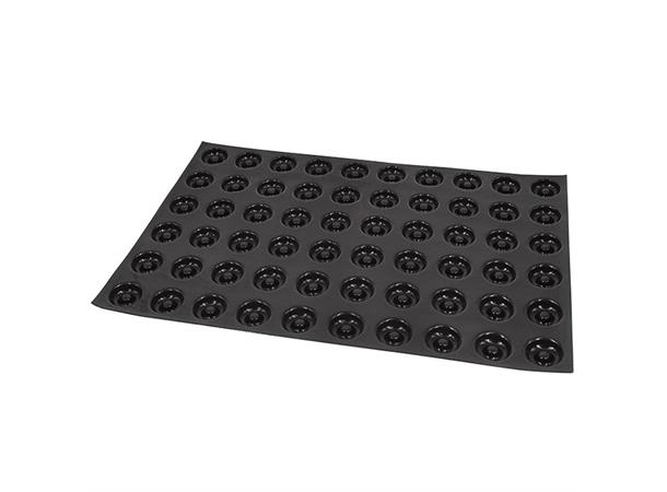 Silikonform Savarin 60x40cm 60stk Ø41x12 Flexipan