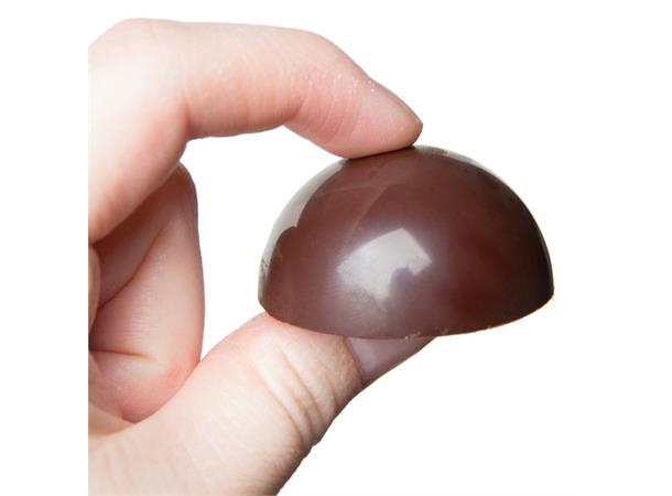 Sjokolade Half Sphere form Ø:39/H:20mm 15 stk á 19gr