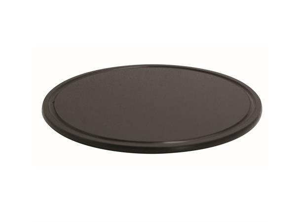 Skjærebrett RUNDT Ø:25cm SORT Polyetylen plast, kan maskinvaskes