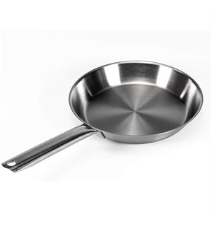 Stekepanne, Rustfritt stål Ø320mm Kraftig utførelse, uten coating 