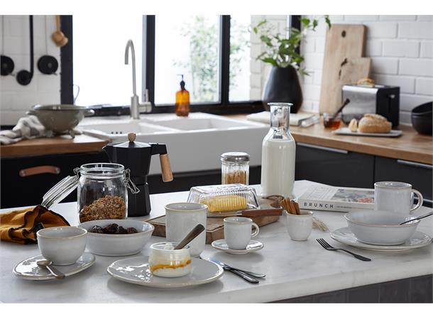 Tallerken coupe Ø:22cm RODA Hvit Steingods