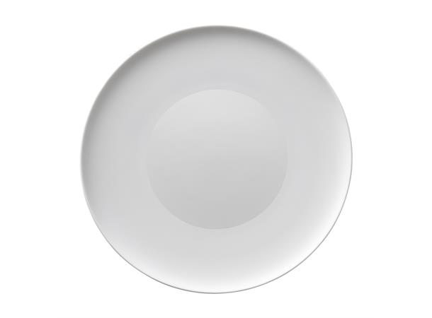 Tallerken flat, matt fane, Ø:29cm, hvit Gourmettallerken - CANVAS