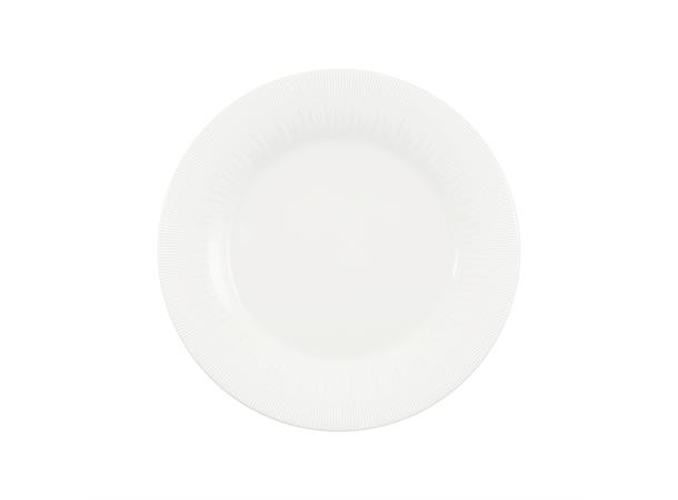 Tallerken Ø:23cm SMART, Stripes Struktur Stripes - Høybrent porselen