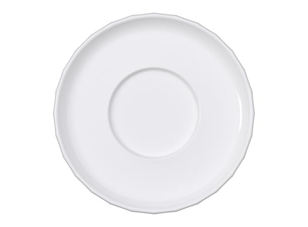 Underskål Ø:16cm EDGE, Hvit Høybrent porselen