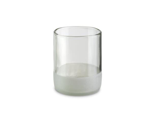iWas tumbler 25cl, klar frostet 25cl/Ø:74mm - Gjenbrukte flasker