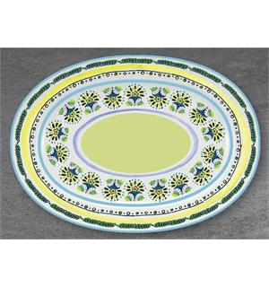 BONN ovaltallerken coupe 320x230mm Dekor: Spanish playful 