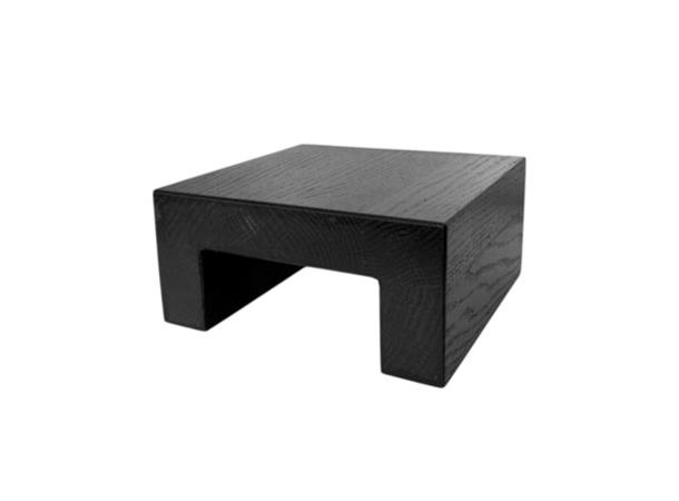 Buffetblokk SORT, 210x210x100mm Heltre - Næringsmiddelgodkjent