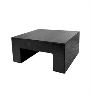 Buffetblokk SORT, 210x210x100mm, Shiva Heltre - Næringsmiddelgodkjent 