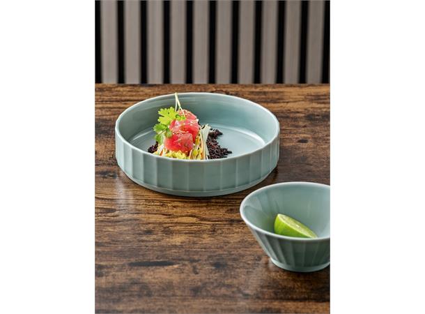 Dipskål Ø:9cm/10cl EDGE, Sea Ø:88/H:38mm - Høybrent porselen - Farget