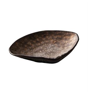 Dyp skål 17x14cm/15cl Kamskjell Metallic Organisk form - SHELLS 