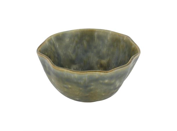 Dyp skål Ø:16cm/0,7ltr, grønn, NAMI Steingods med asiatisk vibe