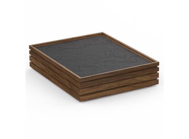 FLOW Cold Cell kjøleplate GN1/2 Valnøtt Leveres komplett L:325mm B:265mm H:80mm