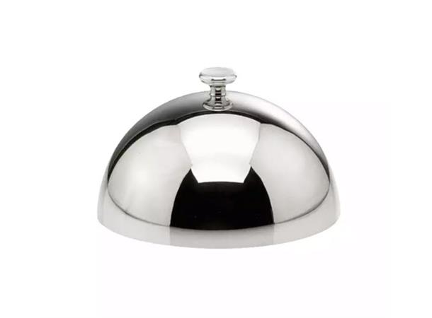 HEPP CLASSIC tallerkenklokke Ø:240mm Høyglanspolert Cromargan 18/10 rf stål