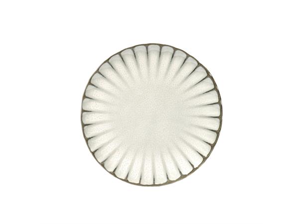 INKU tallerken flat Ø:150mm, hvit Nydelig steingods fra Sergio Herman