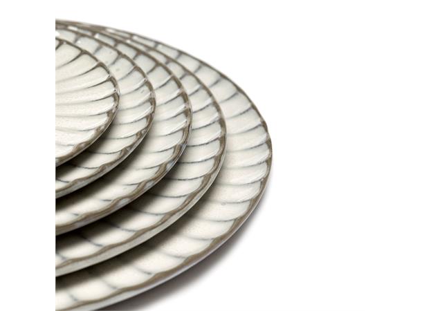 INKU tallerken flat Ø:150mm, hvit Nydelig steingods fra Sergio Herman
