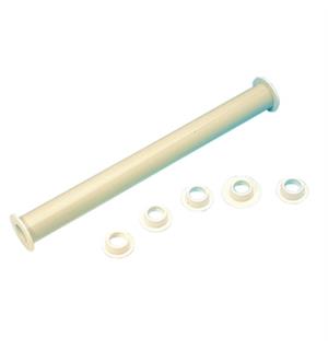 Kjevle med 11 avstandsringer i PVC L:520mm 