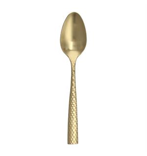 LUCCA FACET GOLD spiseskje L:210mm I hamret rustfritt stål - matt gull 