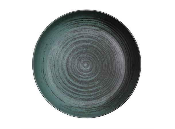 LYKKE tallerken coup høy Ø:220mm. Grønn Ø:220mm H:42mm Volum:1,41ltr. Vekt:595gr