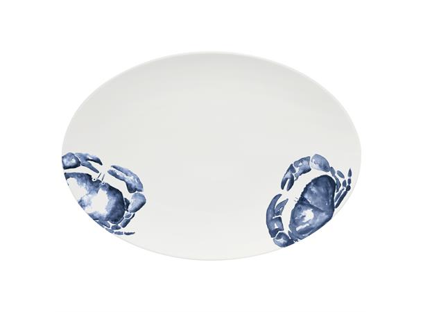 MARITIM tallerken oval 38x27m Dekor: Ocean Breeze