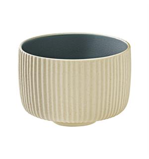 NARA krus lav u. hank m. relf. 30cl Grå Steingods - Ø:97mm H:67mm 30cl 
