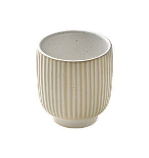 NARA krus u. hank m. relieff 10cl Hvit Steingods - Ø:70mm H:66mm 10cl 