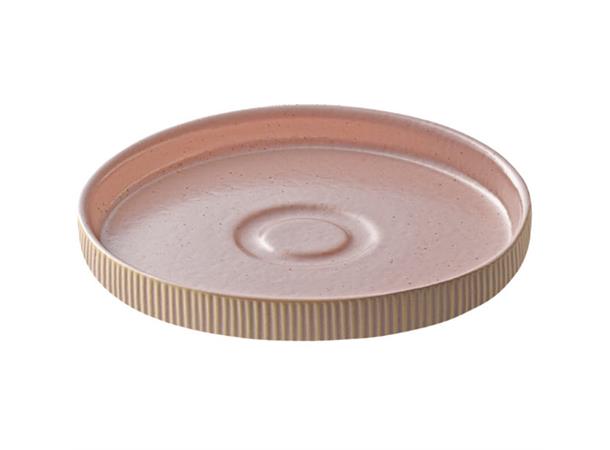 NARA underskål rlf Ø:150mm H:25mm Rosé Steingods - Passer både kopp 10 og 30cl