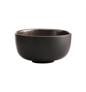 NIVO METALLIC dyp skål Ø:110mm 36cl Steingods - H:60mm 
