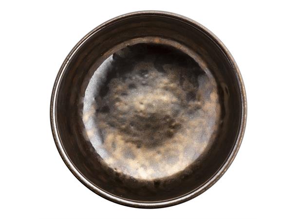 NIVO METALLIC dyp skål Ø:110mm 36cl Steingods - H:60mm