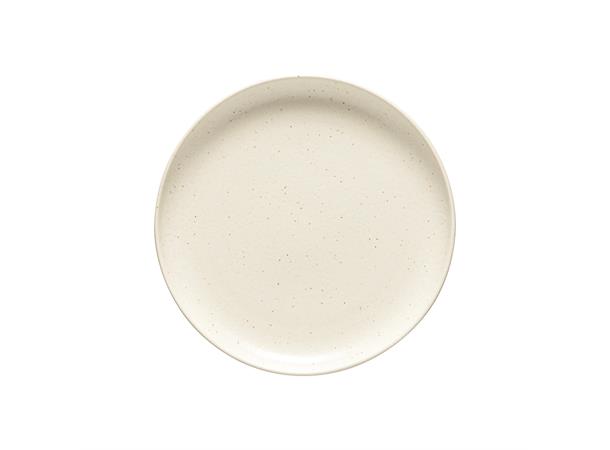 PACIFICA tallerken coupe Ø:24cm, Vanilje Ø:24cm - Robust steingods