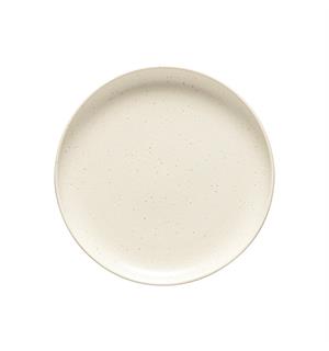 PACIFICA tallerken coupe Ø:24cm, Vanilje Ø:24cm - Robust steingods 