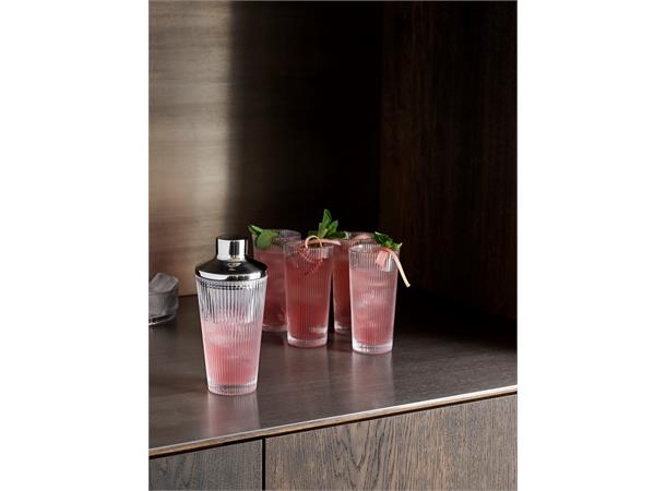 PILASTRO barshaker/Cocktailshaker glass Ø:9,5cm/H:20,5cm
