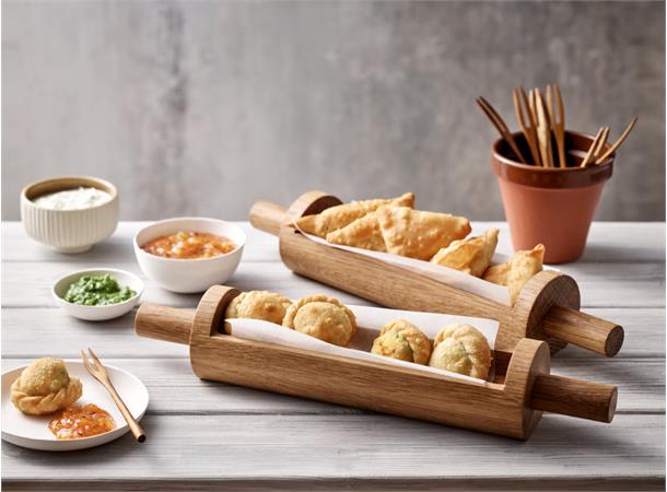 PLAYGROUND kurv "kjevle" i eik L:360mm L:360mm Ø:65mm 0,23ltr