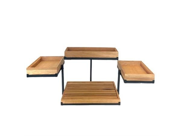 Rammesystem komplett sort, Base GN2/3 Shiva - Kun stativ!