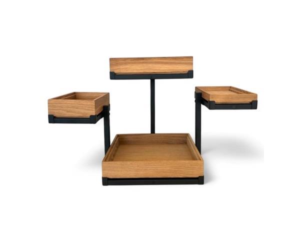 Rammesystem komplett sort, Base GN2/3 Shiva - Kun stativ!