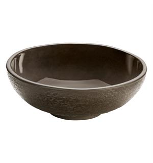 ReNew bolle relieff Ø:210mm/150cl, Taupe Resirkulert steingods 