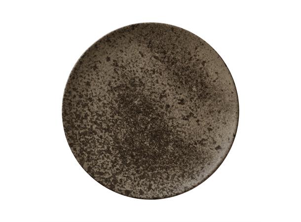 SANDSTONE tallerken coupe Ø:260mm, Brun Dekor: SANDSTONE DARK BROWN