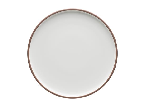 SHIRO tallerken coupe flat Ø: 260mm Dekor: Hvit med rim