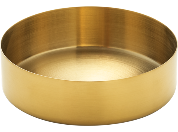 Skål gullfarget RF Ø:130/H:45mm, 42cl