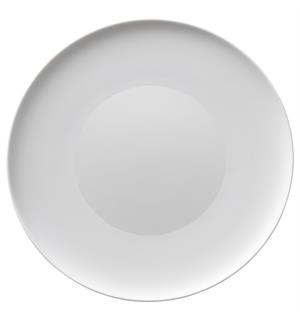 Tallerken flat, matt fane, Ø:32cm, hvit Gourmettallerken - CANVAS 