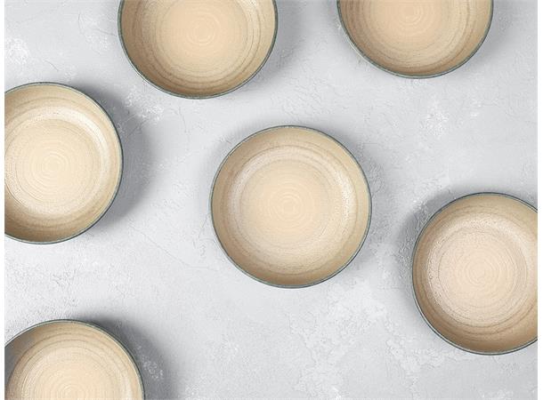 Tallerken halvdyp Ø:17cm RE-GEN, Sir.Bei Resirkulert porselen