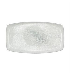 Tallerken rektang. 31x17cm SMART, Salt 31x17cm - Høybrent porselen 