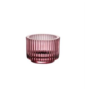WMF telysholder i glass rose Ø:90/H:70mm 