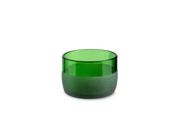 iWas tumbler lav 12cl, grønn frostet 12cl/Ø:74mm - Gjenbrukte flasker