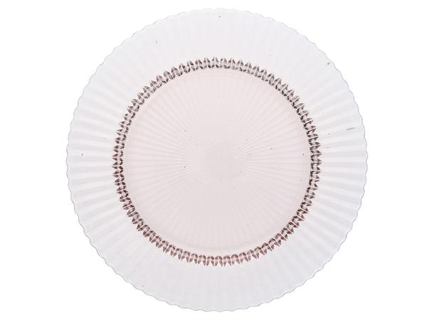 ARCHIE glasstallerken Ø:270mm, rosa