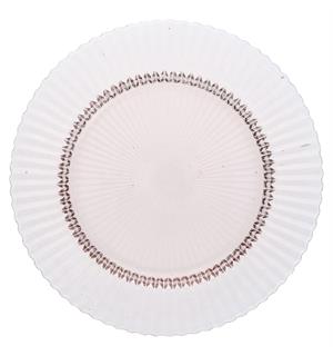 ARCHIE glasstallerken Ø:270mm, rosa 